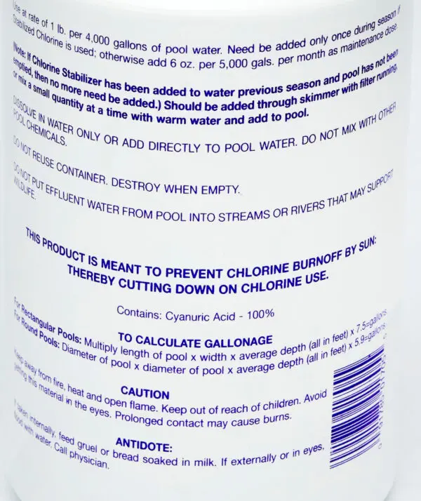 OnGuard Chlorine Stabilizer 4 lb, P1700501 - Image 2