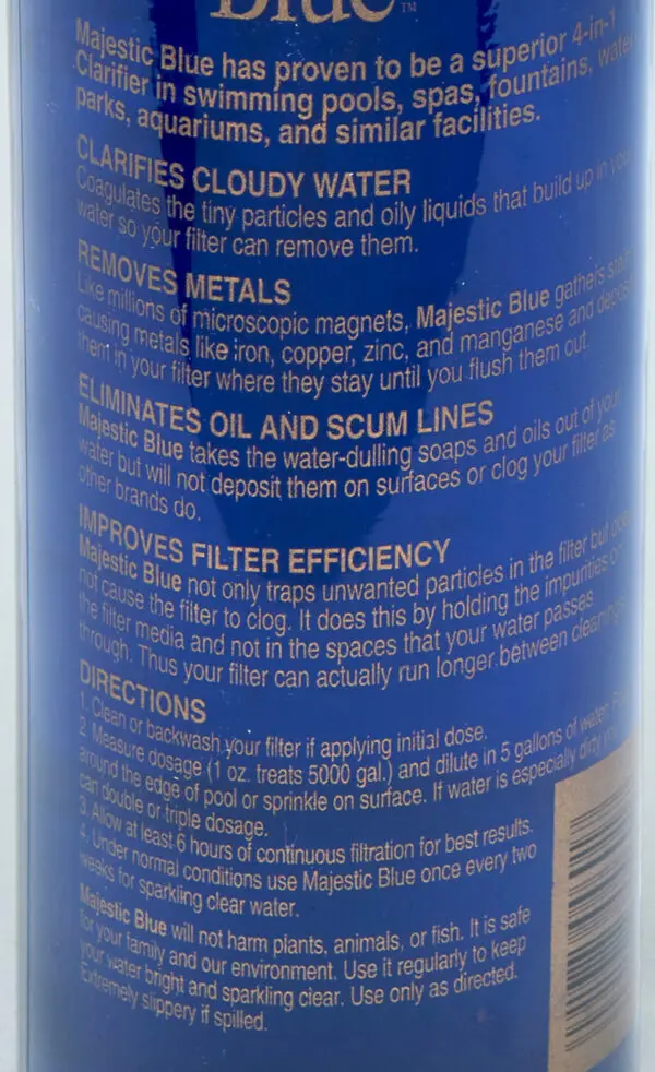 Majestic Blue Pool Clarifier 32 Oz, 46001 - Image 3