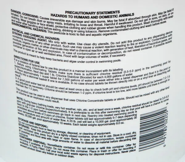 OnGuard 3" Super Chlorinating Tablets 5 lb - Image 2