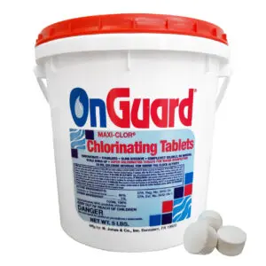 OnGuard 1" Chlorine Tablets for Swimming Pools and Spas, 5 lb