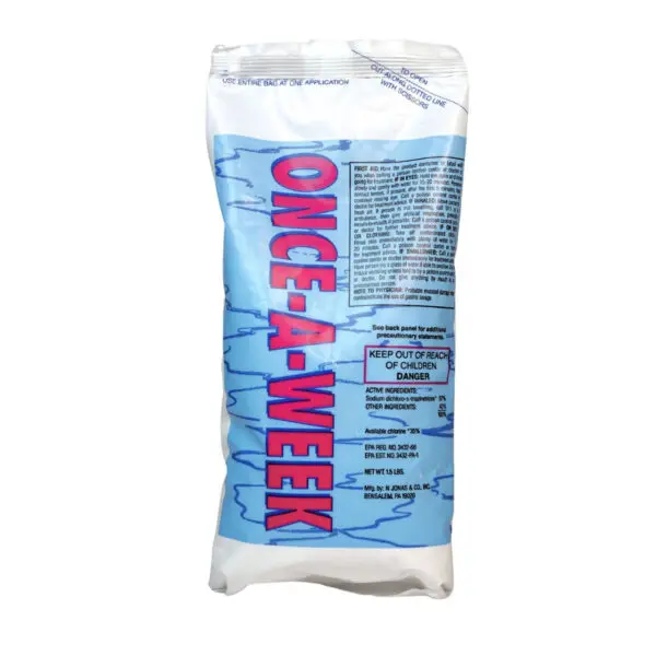 Enjoy Once-A-Week Sanitizer, 1.5 lb Bag, 38001