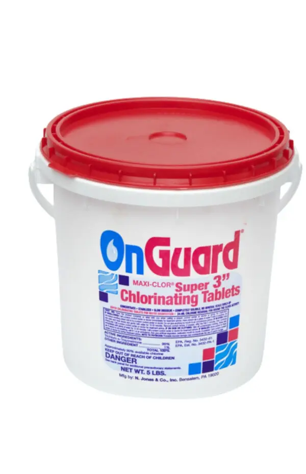 OnGuard 3" Super Chlorinating Tablets 5 lb