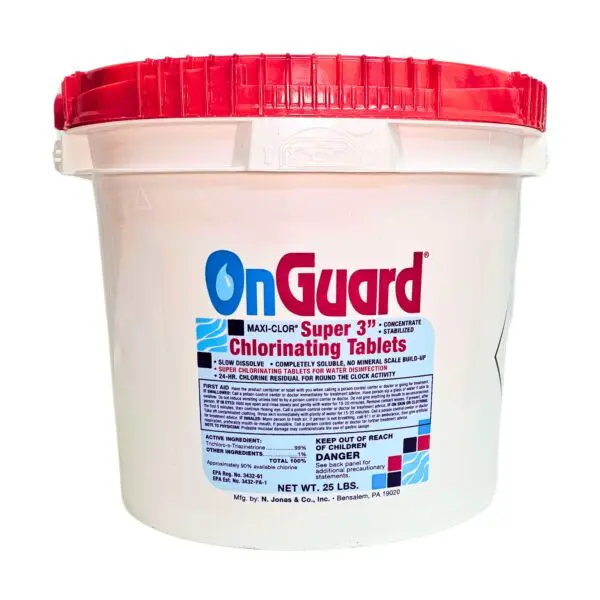 OnGuard 3" Super Chlorinating Tablets 25 lb