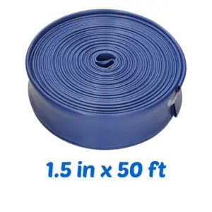50’ x 1.5” Heavy Duty Backwash Hose