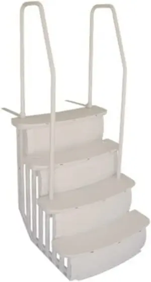 Classic Aboveground Step with Two Rails