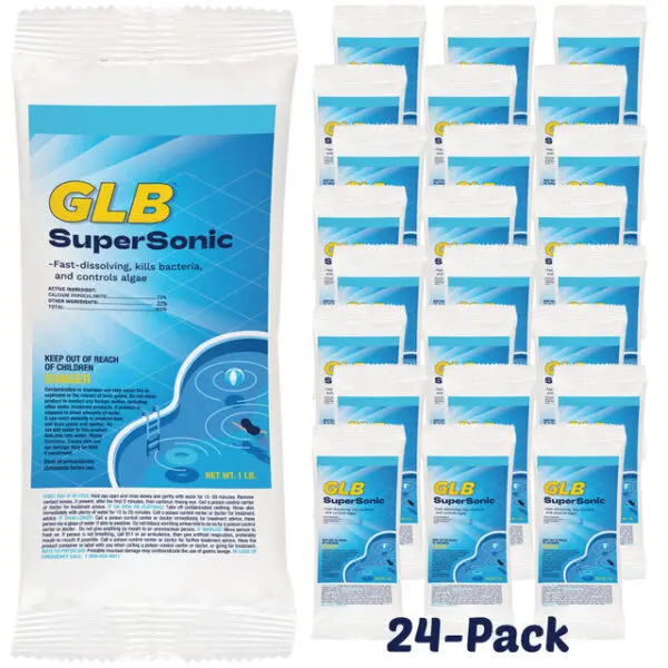 GLB SuperSonic Fast-Dissolving Granular Shock, 24 Bags x 1 lb