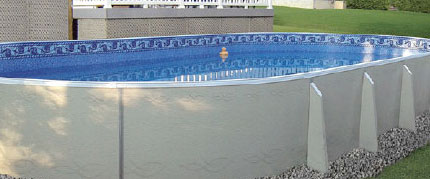 Radiant Oval Above-ground pool