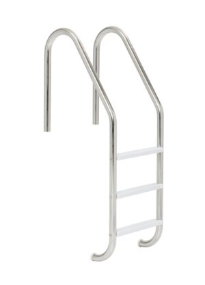 3 Tread 25” Ladder Poly Step with S.S. Rail